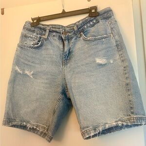 Wild Fable Light Blue Distressed Jean Shorts